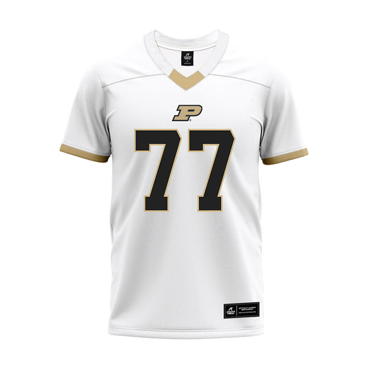 Purdue - NCAA Football : Mahamane Moussa - White Premium Football Jersey