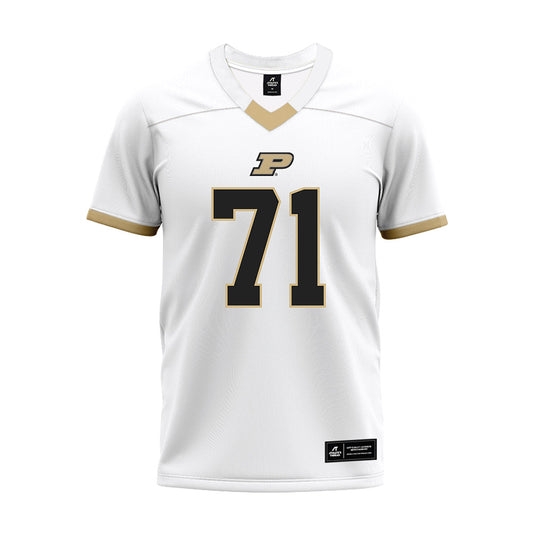 Purdue - NCAA Football : Marques Easley - White Premium Football Jersey-0