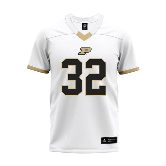 Purdue - NCAA Football : D'Mon Marable - White Premium Football Jersey-0