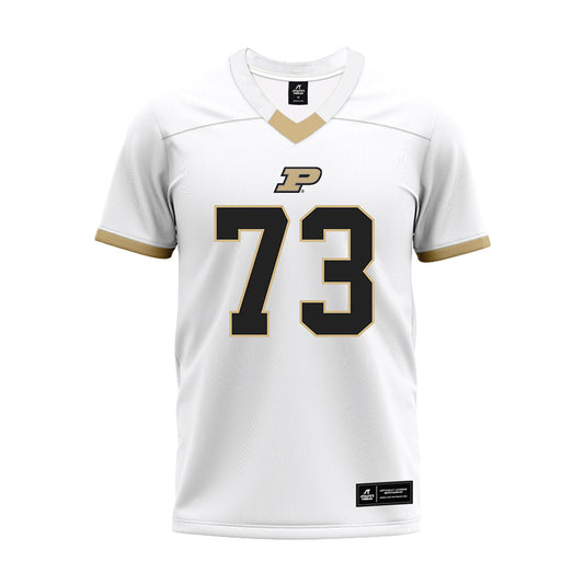 Purdue - NCAA Football : Jaekwon Bouldin - White Premium Football Jersey