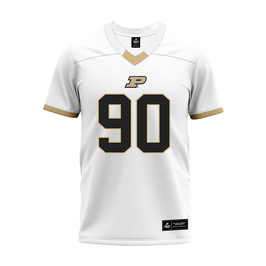 Purdue - NCAA Football : Elijah St John - White Premium Football Jersey-0