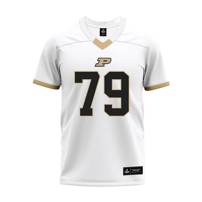 Purdue - NCAA Football : Joey Tanona - White Premium Football Jersey