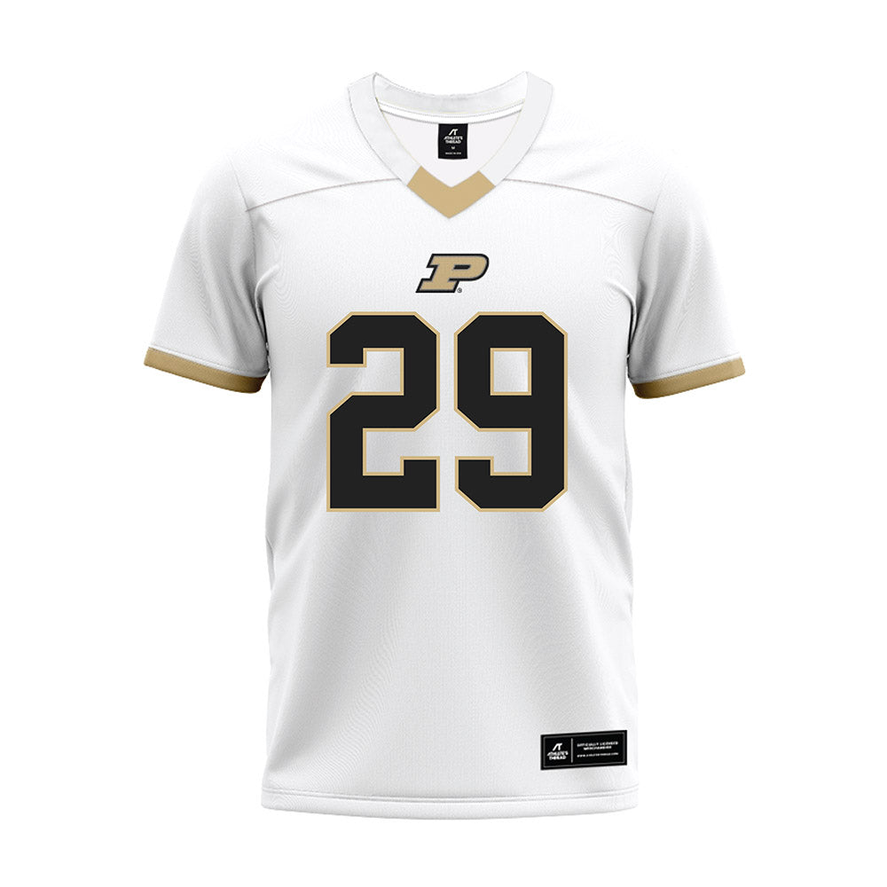 Purdue - NCAA Football : Earl Kulp - White Premium Football Jersey