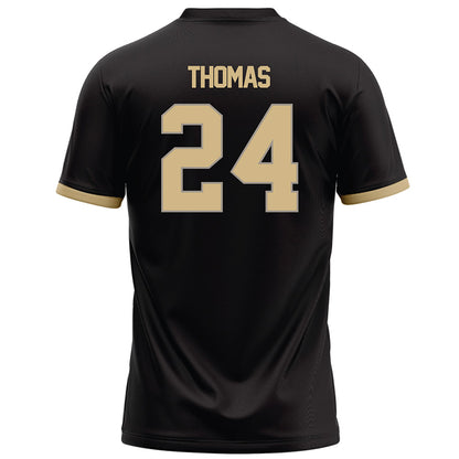 Purdue - NCAA Football : Malachi Thomas - Black Football Jersey-1