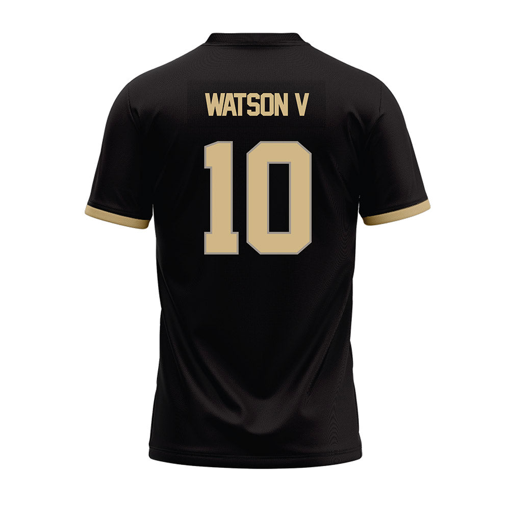 Purdue - NCAA Football : Jesse Watson V - Black Football Jersey