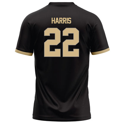 Purdue - NCAA Football : Antonio Harris - Black Football Jersey-1