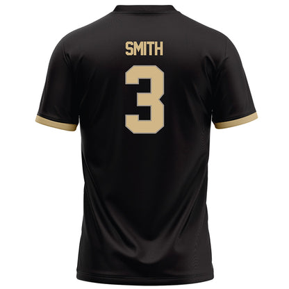 Purdue - NCAA Football : Sterling Smith - Black Football Jersey-1