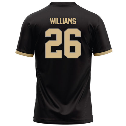 Purdue - NCAA Football : Zeke Williams - Black Football Jersey-1