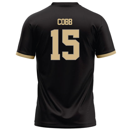 Purdue - NCAA Football : Vi'Naz Cobb - Black Football Jersey-1