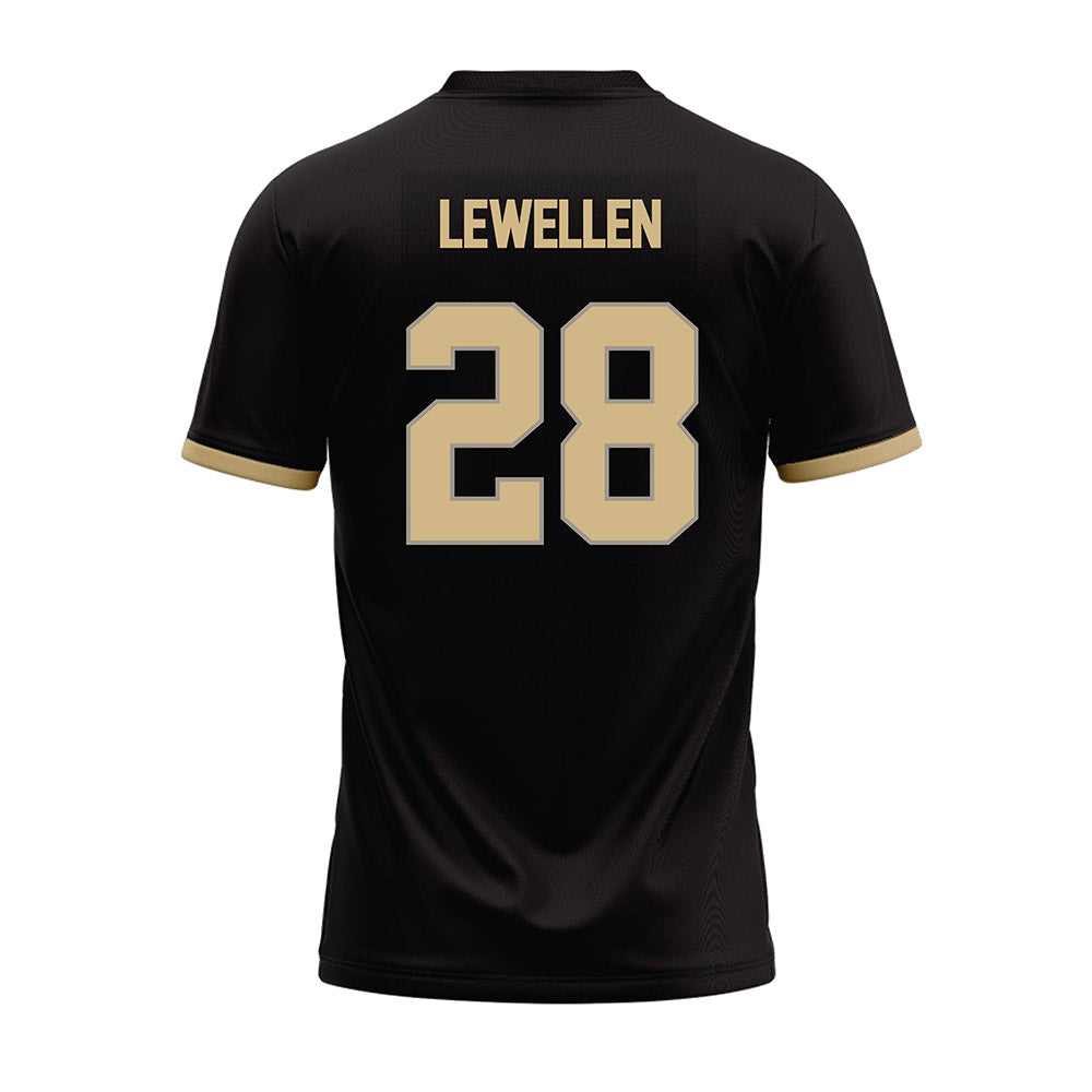 Purdue - NCAA Football : Addai Lewellen - Black Football Jersey