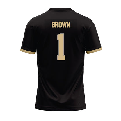 Purdue - NCAA Football : Markevious Brown - Black Football Jersey