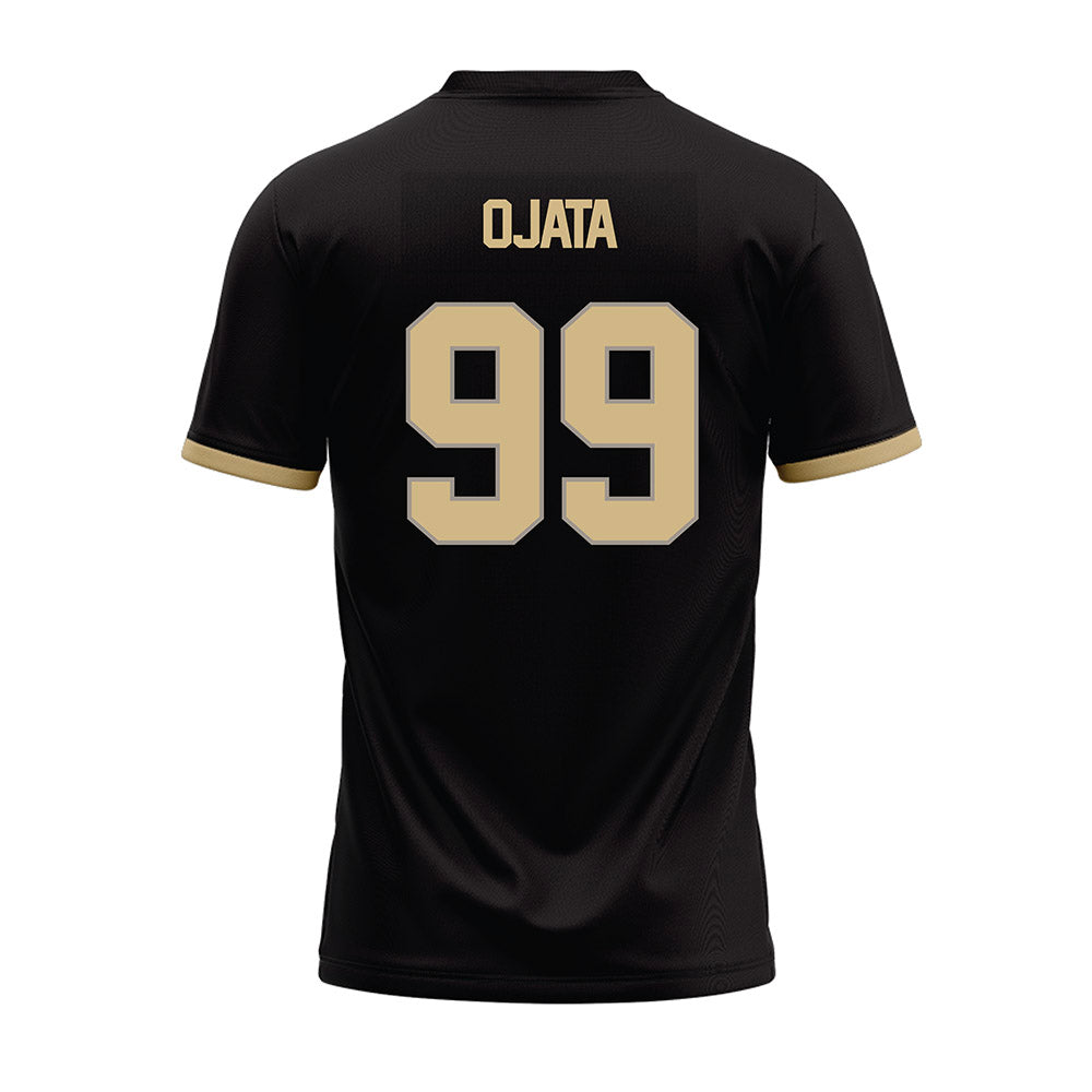 Purdue - NCAA Football : Jireh Ojata - Black Football Jersey