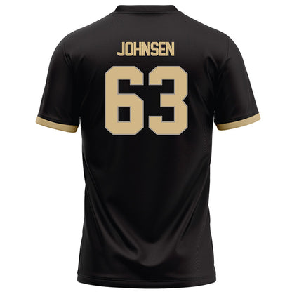 Purdue - NCAA Football : Jimmy Johnsen - Black Football Jersey-1