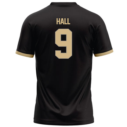 Purdue - NCAA Football : jalil hall - Black Football Jersey-1