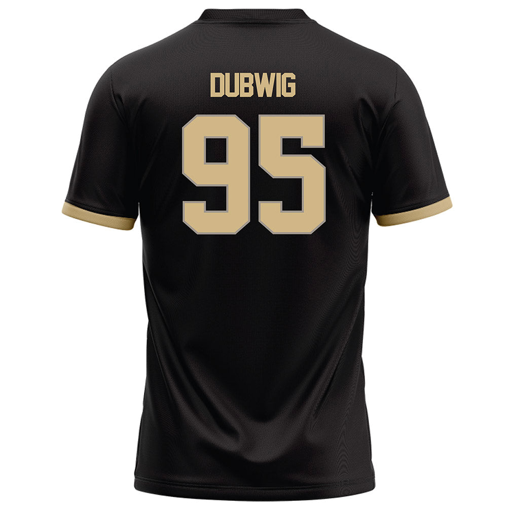 Purdue - NCAA Football : Samuel Dubwig - Black Football Jersey-1