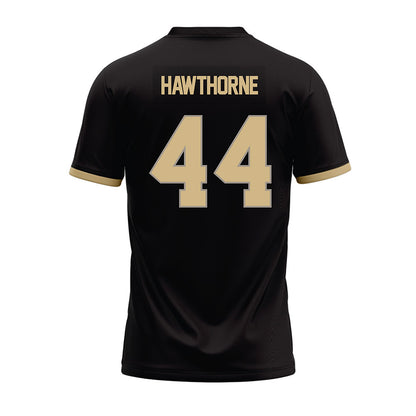 Purdue - NCAA Football : Daniel Hawthorne - Black Football Jersey