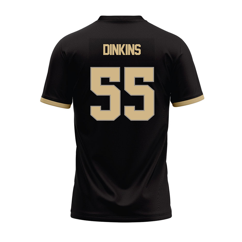 Purdue - NCAA Football : Jamarius Dinkins - Black Football Jersey