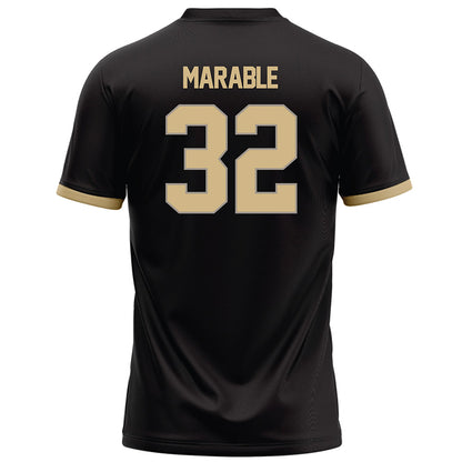 Purdue - NCAA Football : D'Mon Marable - Black Football Jersey-1