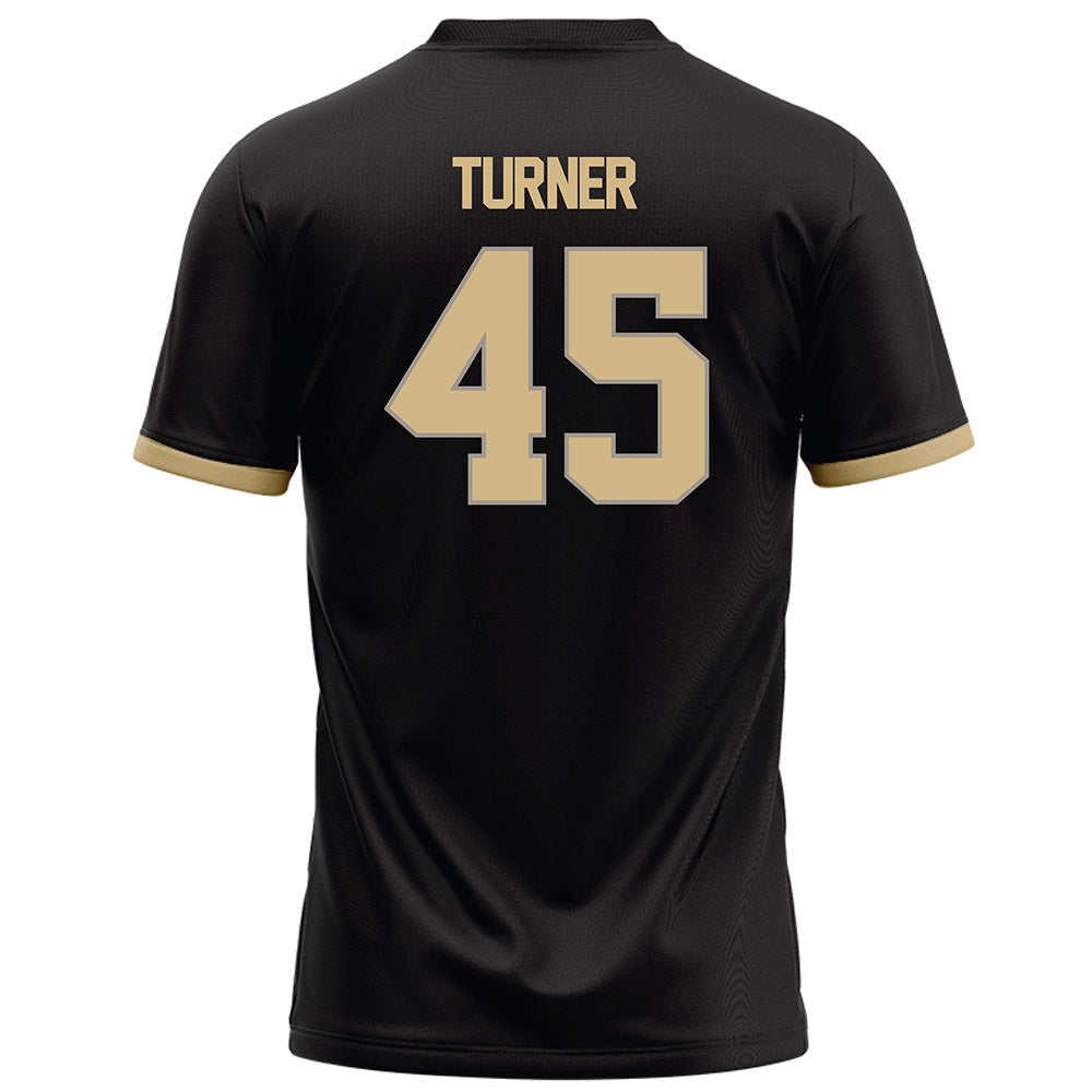 Purdue - NCAA Football : Seth Turner - Black Football Jersey-1