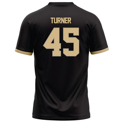 Purdue - NCAA Football : Seth Turner - Black Football Jersey-1