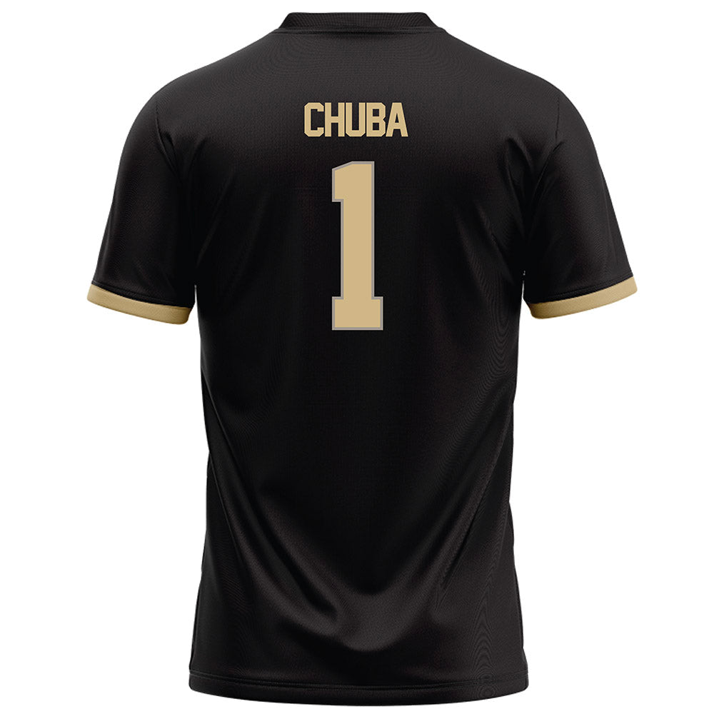 Purdue - NCAA Football : Evans Chuba - Black Football Jersey-1