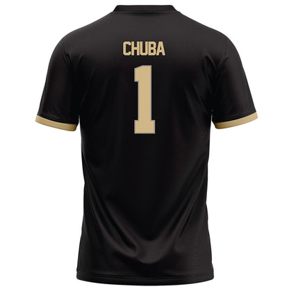 Purdue - NCAA Football : Evans Chuba - Black Football Jersey-1