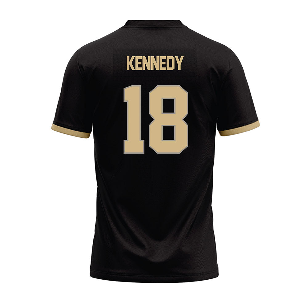 Purdue - NCAA Football : Demeco Kennedy - Black Football Jersey