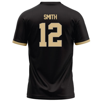 Purdue - NCAA Football : Corey Smith - Black Football Jersey-1