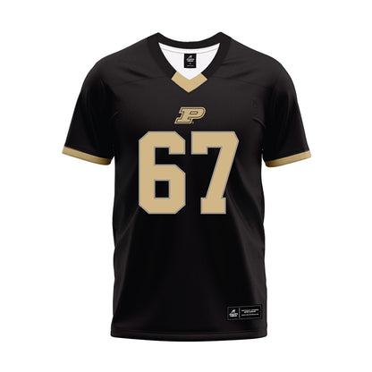 Purdue - NCAA Football : Drew Woodruff - Black Football Jersey