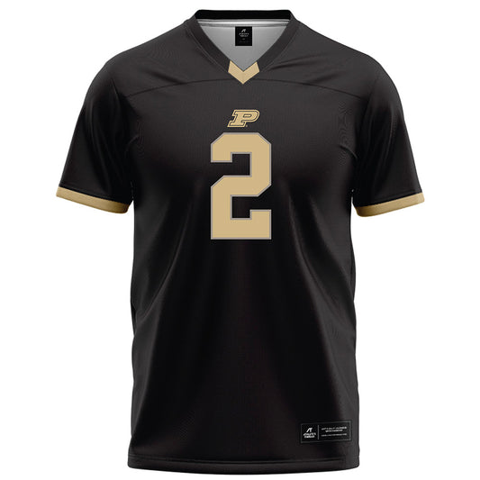 Purdue - NCAA Football : Michael Jackson III - Black Football Jersey-0