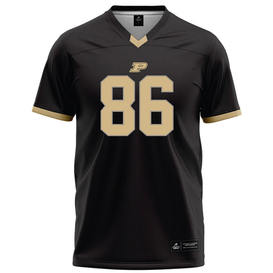 Purdue - NCAA Football : Landon Gilmore - Black Football Jersey-0