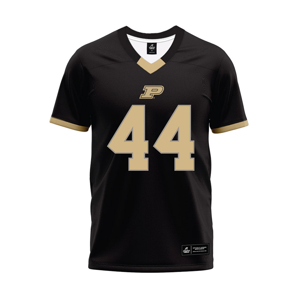 Purdue - NCAA Football : Daniel Hawthorne - Black Football Jersey