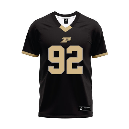 Purdue - NCAA Football : Mo Omonode - Black Football Jersey