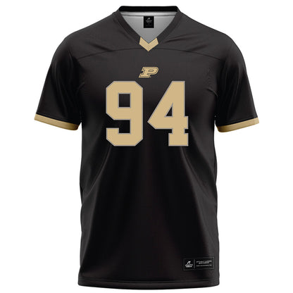 Purdue - NCAA Football : Luke Shorter - Black Football Jersey-0