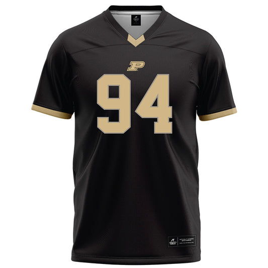 Purdue - NCAA Football : Luke Shorter - Black Football Jersey-0