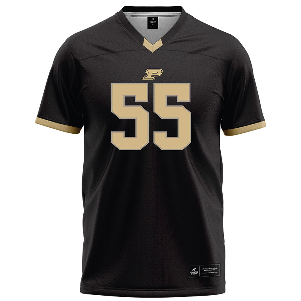 Purdue - NCAA Football : Bradyn Joiner - Black Football Jersey-0
