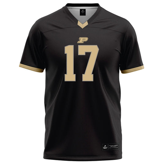 Purdue - NCAA Football : Traveon Wright - Black Football Jersey-0