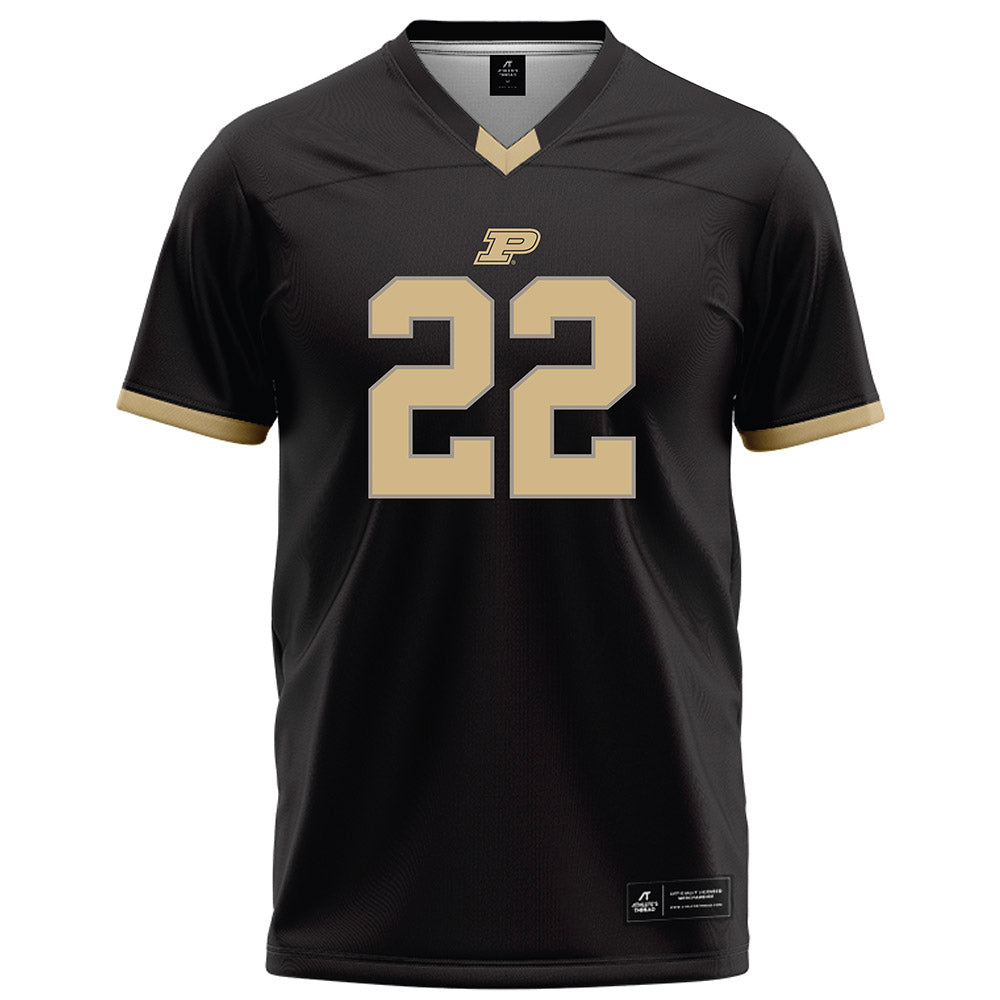 Purdue - NCAA Football : Antonio Harris - Black Football Jersey-0