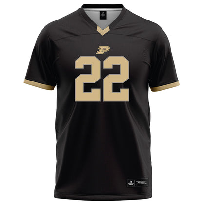 Purdue - NCAA Football : Antonio Harris - Black Football Jersey-0