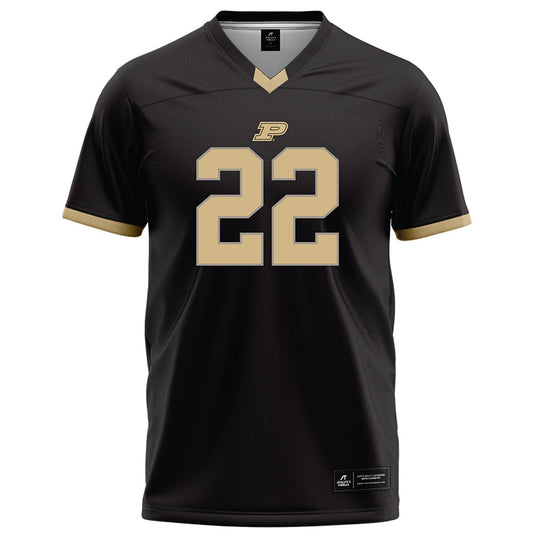 Purdue - NCAA Football : Antonio Harris - Black Football Jersey-0