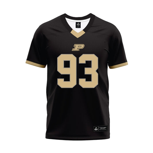 Purdue - NCAA Football : Albert Schwartz - Black Football Jersey