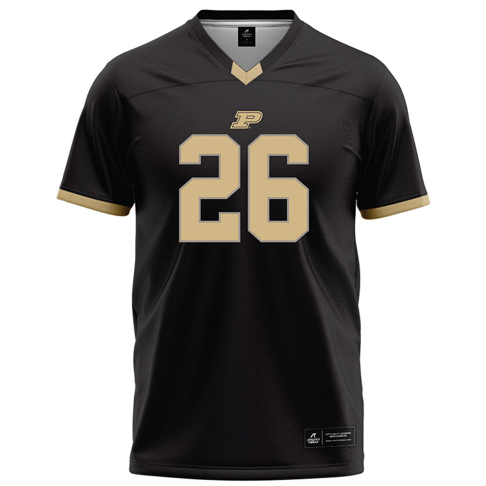 Purdue - NCAA Football : Zeke Williams - Black Football Jersey-0