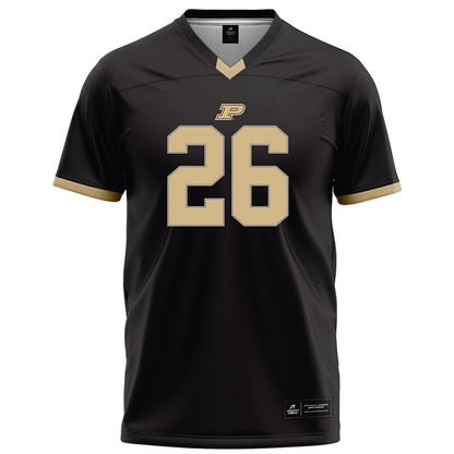 Purdue - NCAA Football : Zeke Williams - Black Football Jersey-0