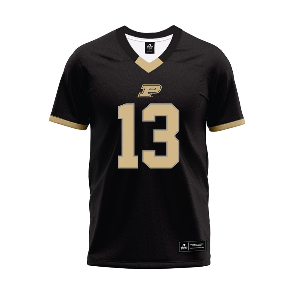 Purdue - NCAA Football : Koy Beasley - Black Football Jersey