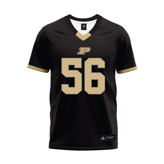 Purdue - NCAA Football : Reese Hill - Black Football Jersey