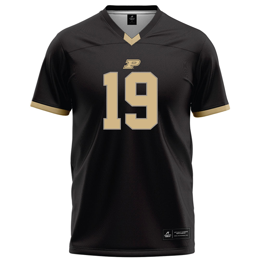 Purdue - NCAA Football : David Washington - Black Football Jersey-0