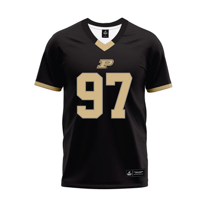 Purdue - NCAA Football : Jamarrion Harkless - Black Football Jersey