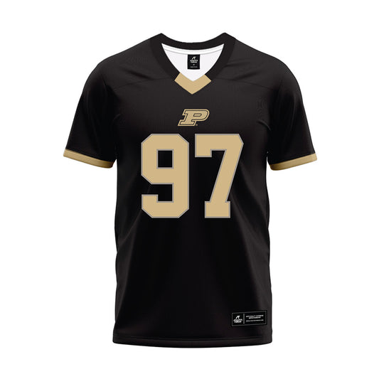 Purdue - NCAA Football : Jamarrion Harkless - Black Football Jersey