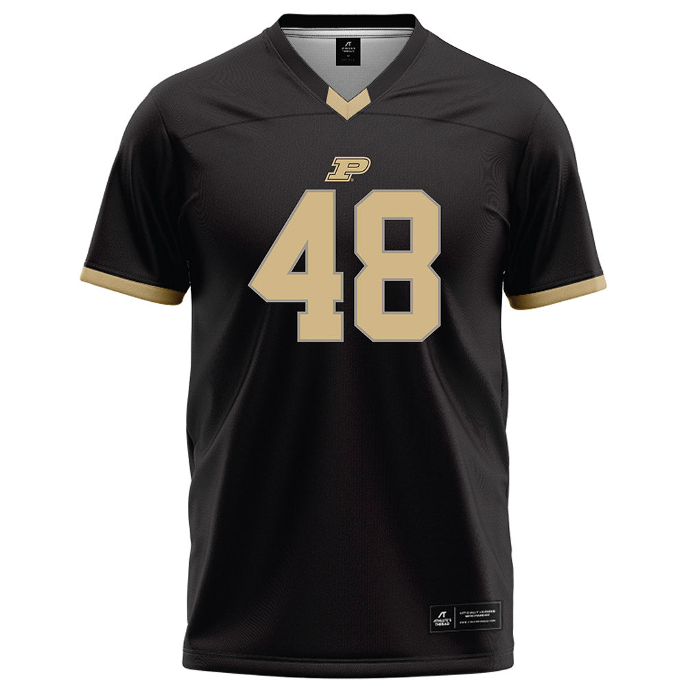 Purdue - NCAA Football : Donivan Taylor - Black Football Jersey-0