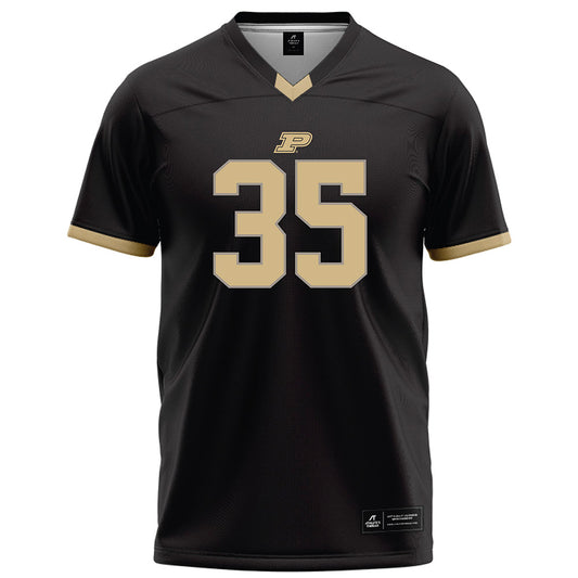 Purdue - NCAA Football : DJ Greene - Black Football Jersey-0